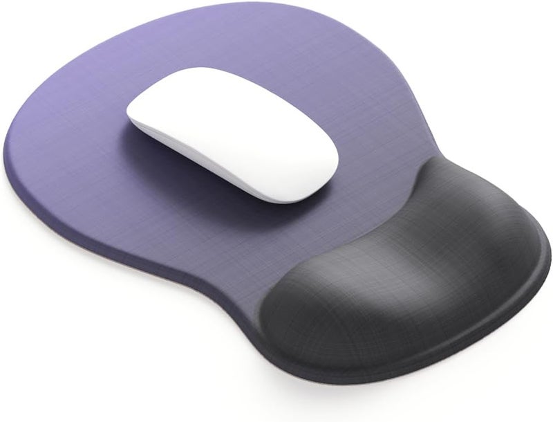 DemonChest ErgoComfort Gel Wrist Rest Mouse Pad-Ergonomic Office Mousepad with Wrist Support-Non-Slip, Design Desk Accessories Mat for Home&Game Decor (06Deep Violet) - Image 1